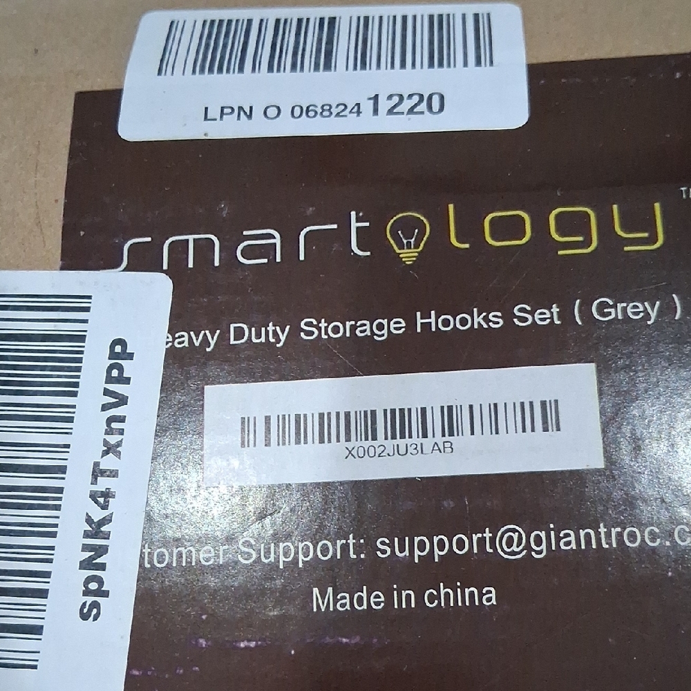Smartology Heavy Duty Storage Hooks Set